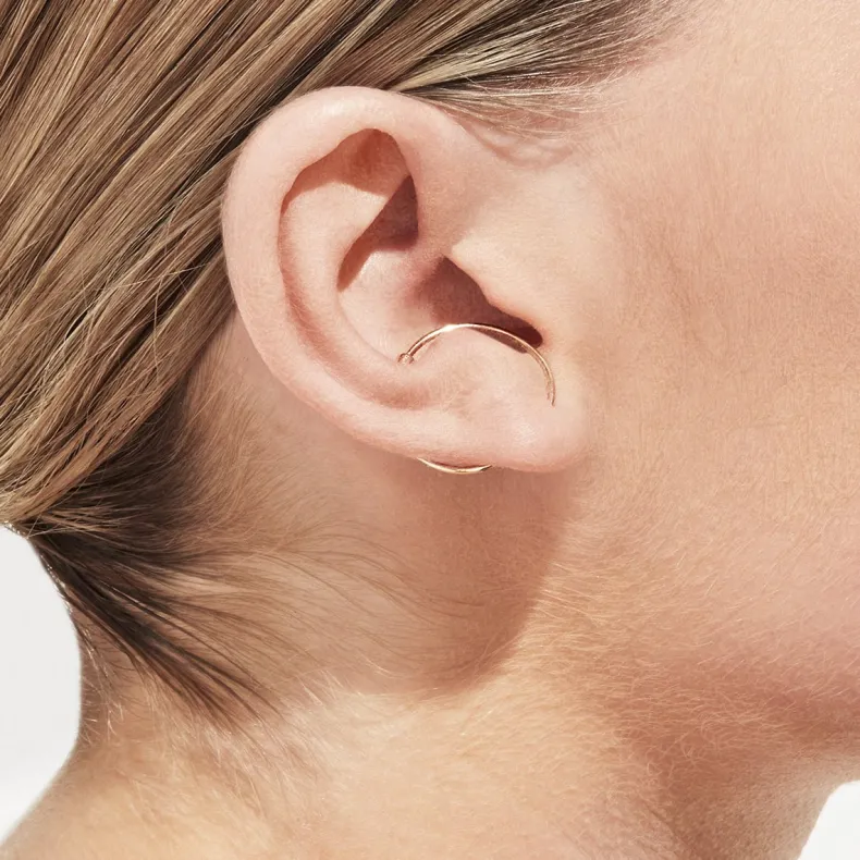 Shihara Diamond Twist Round Earring 02