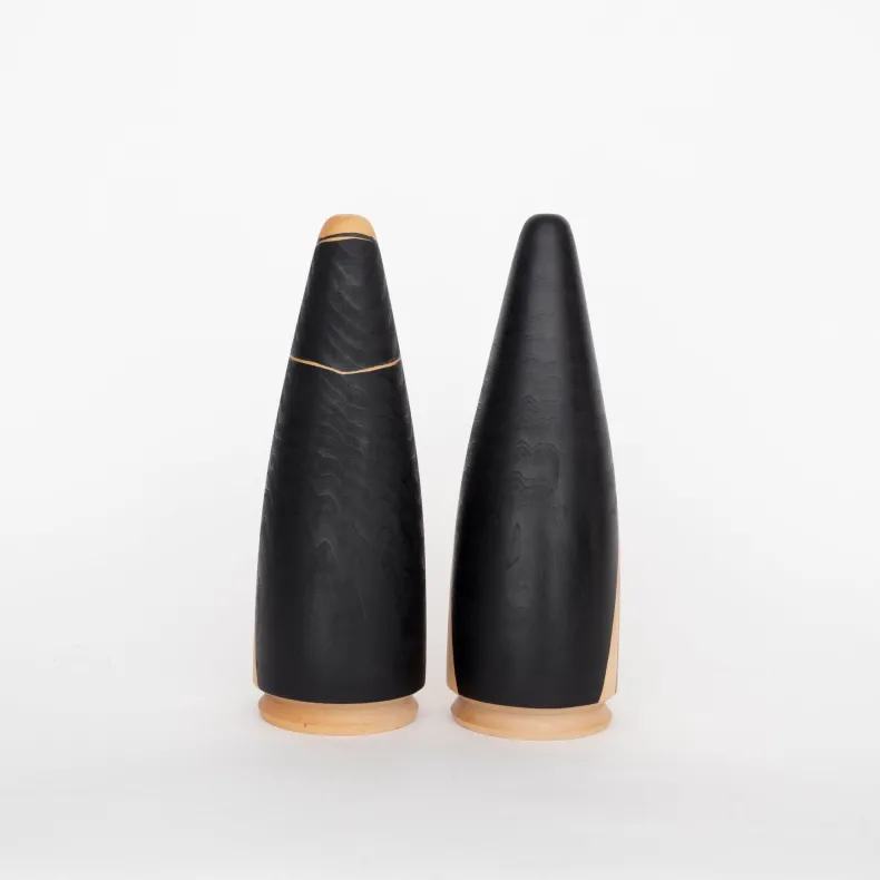 088 Unknown, Japan Wood Object (Pair)