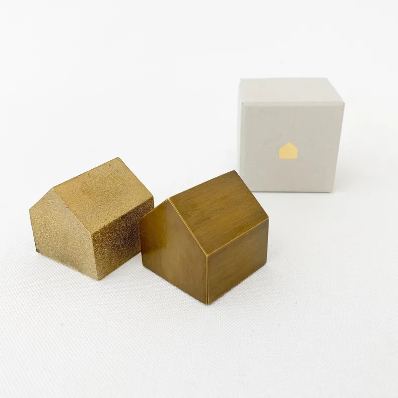 Brass House Paperweights
