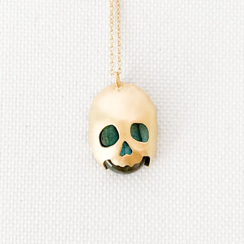 Black Barc 'Doku' Skull Necklace
