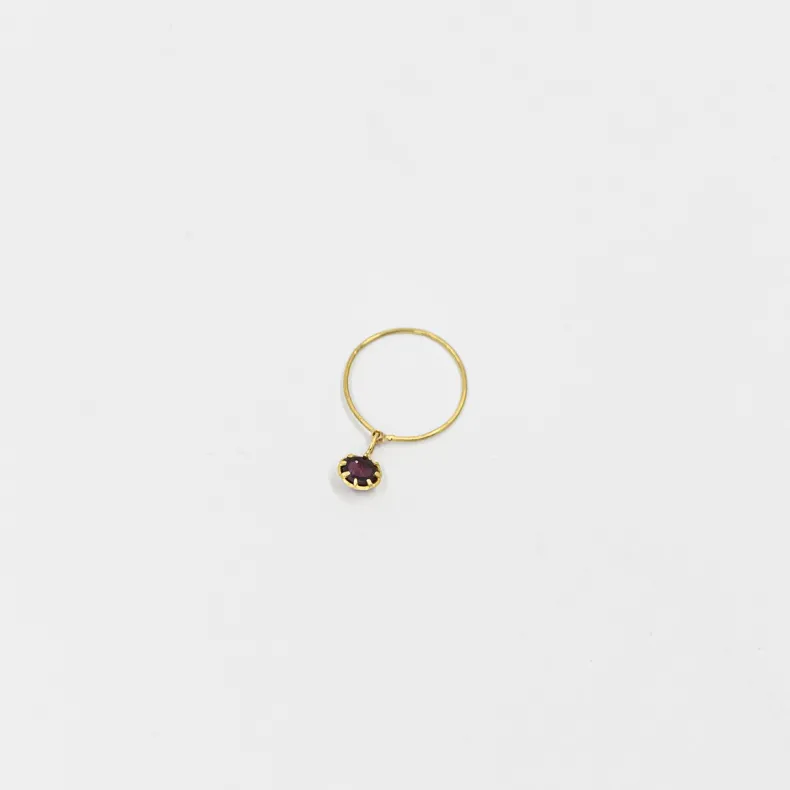Black Barc 'Heart' Stacking Ring
