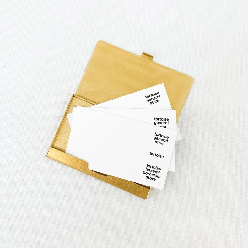 Picus Brass Card Case