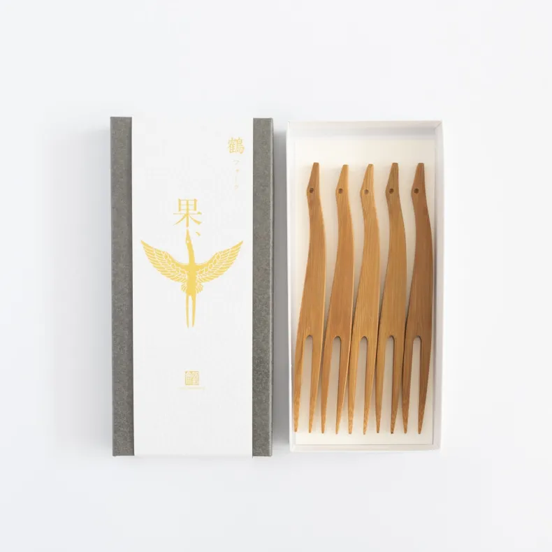 Kosuga Bamboo Dessert Forks (Sets of 5)