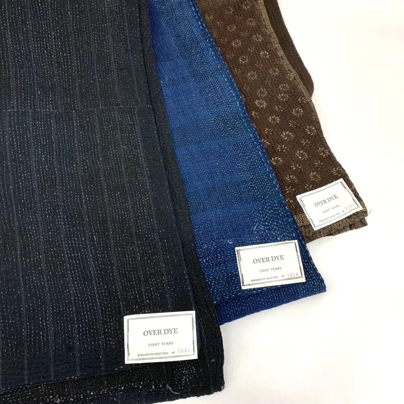 Black Over Dye Blankets: Mud + Sharimbai + Indigo