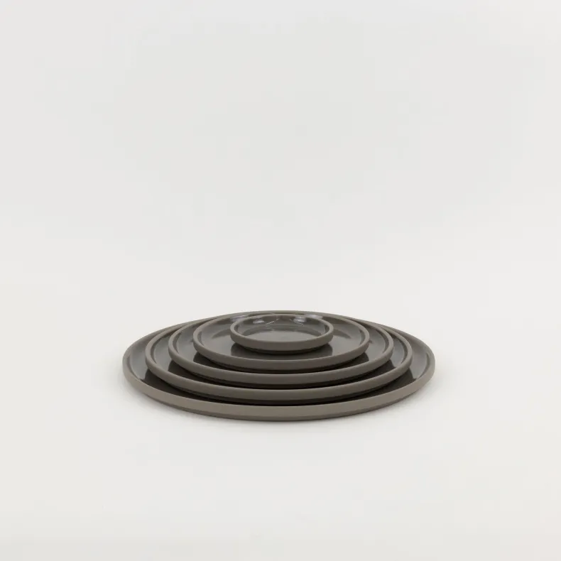 HDG102 - Plate / Lid Dark Gray ø 5.5/8"