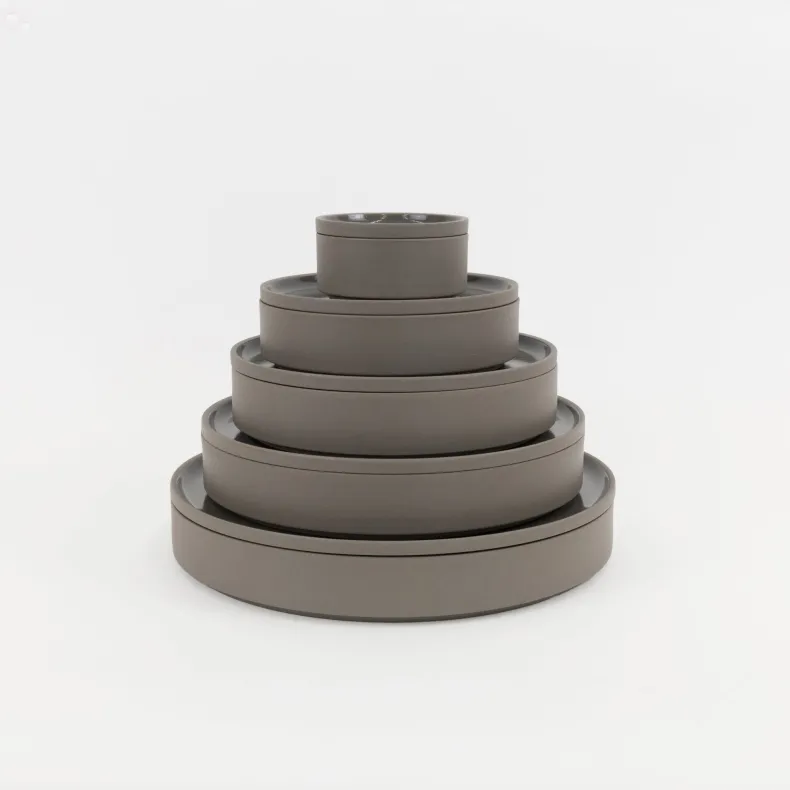 HDG102 - Plate / Lid Dark Gray ø 5.5/8"