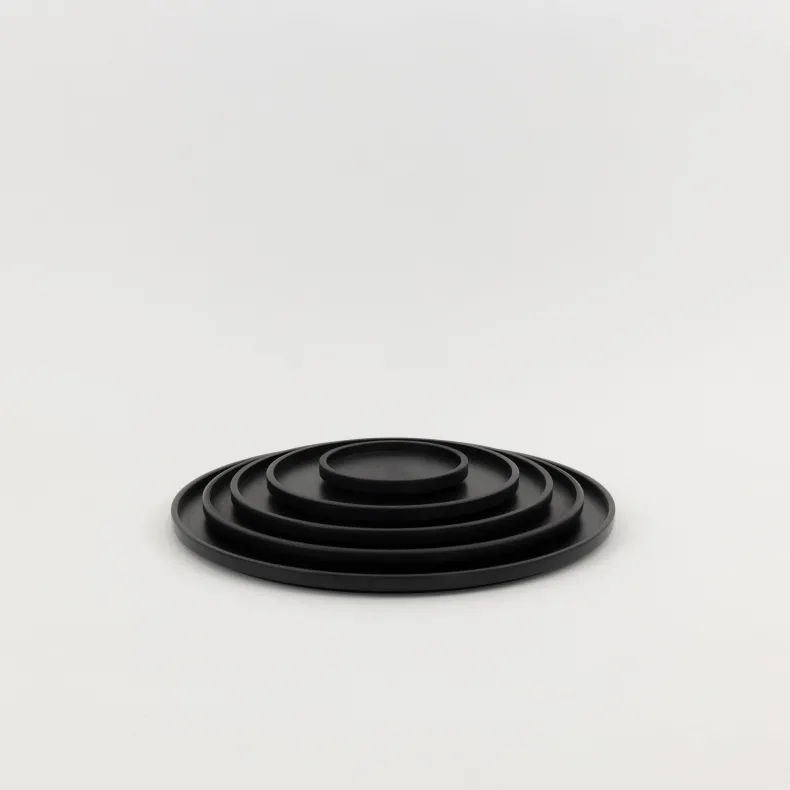 HRS126 - Tray / Lid Black ø 10"