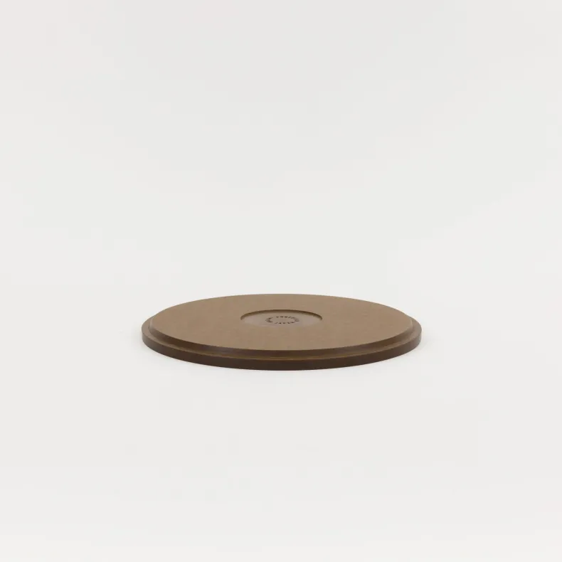 HRN125 - Tray / Lid Dark Brown ø 8.5/8"