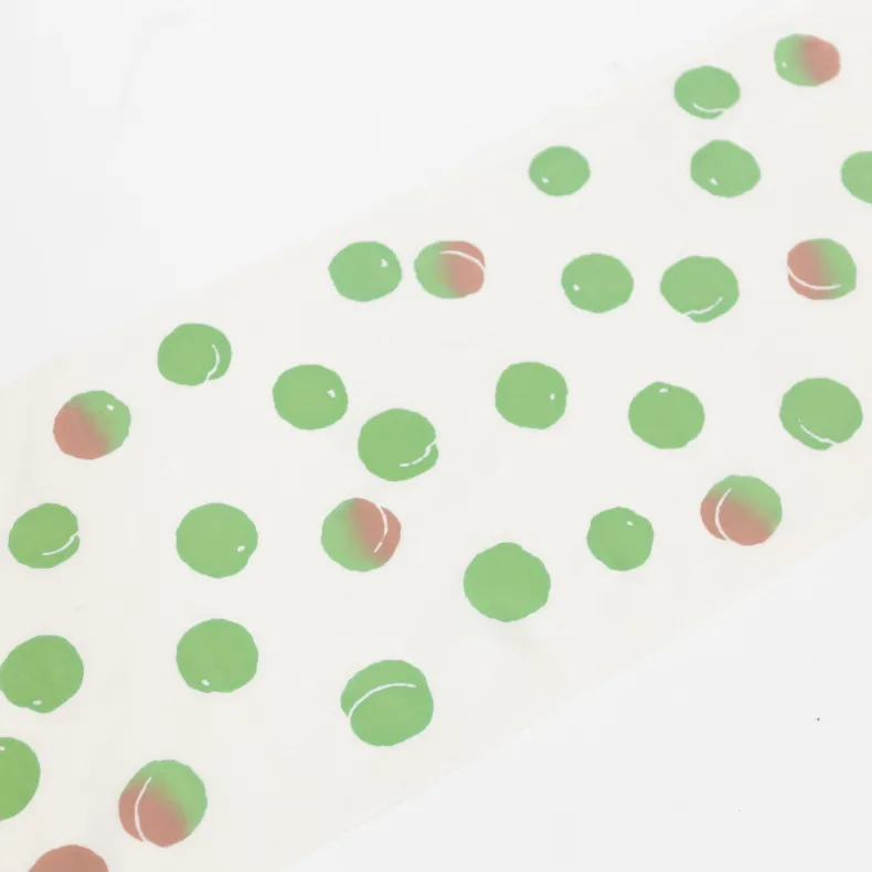 Tenugui - Green Ume Plums