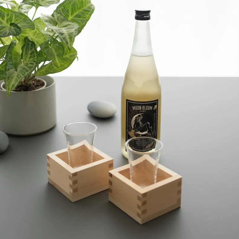 Hinoki Kimasu Sake Drinking Box