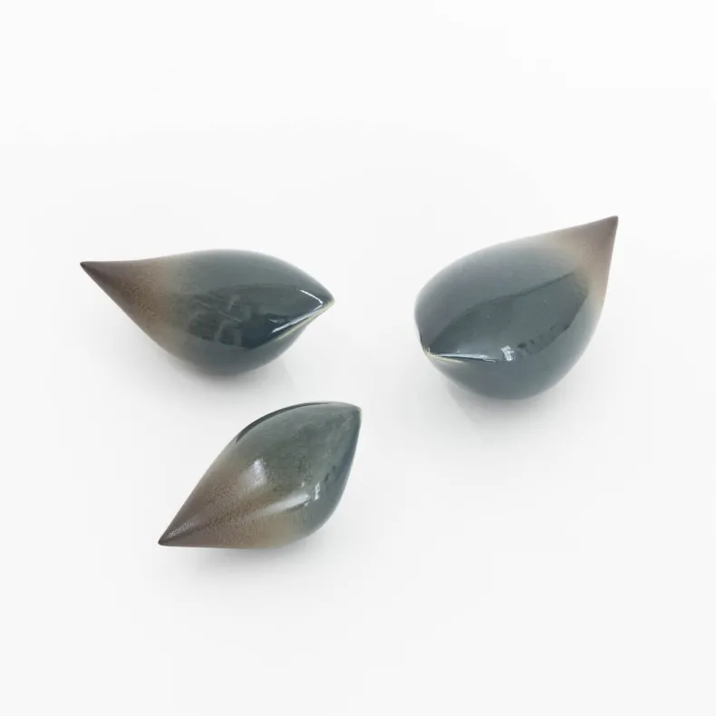 Rie Ito's Ceramic Oval Birds