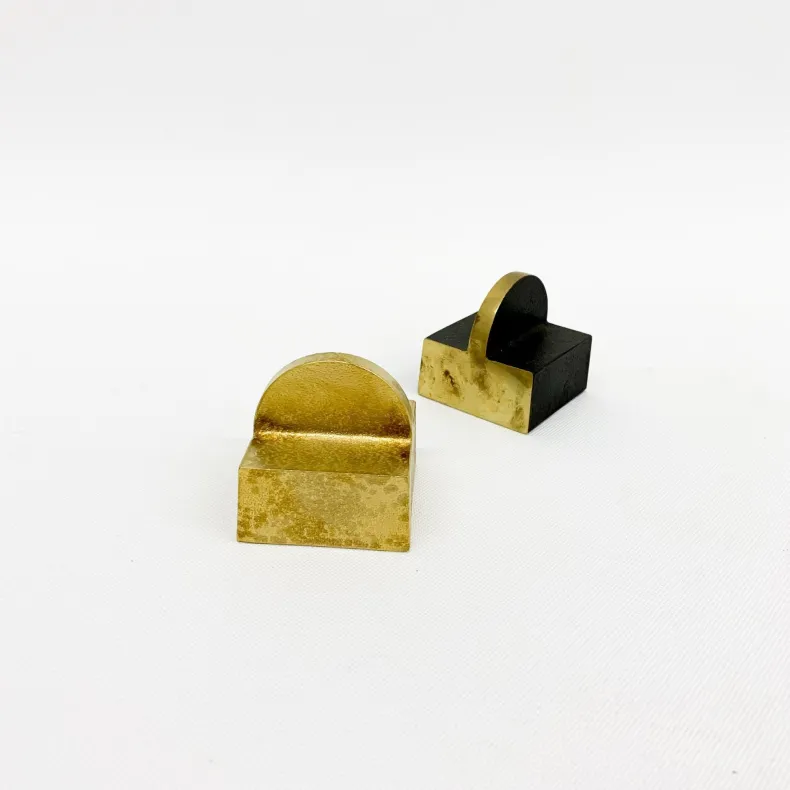 S/N Brass Paperweights