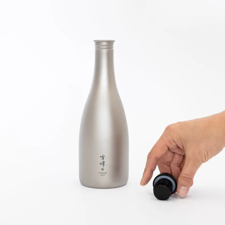 Snow Peak Titanium Sake Bottle