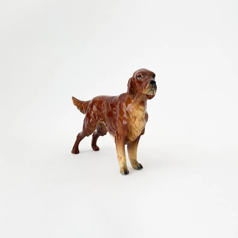 Ceramic Dog Figurine - Pointer