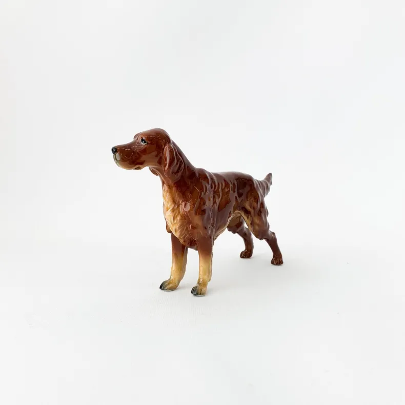 Ceramic Dog Figurine - Pointer
