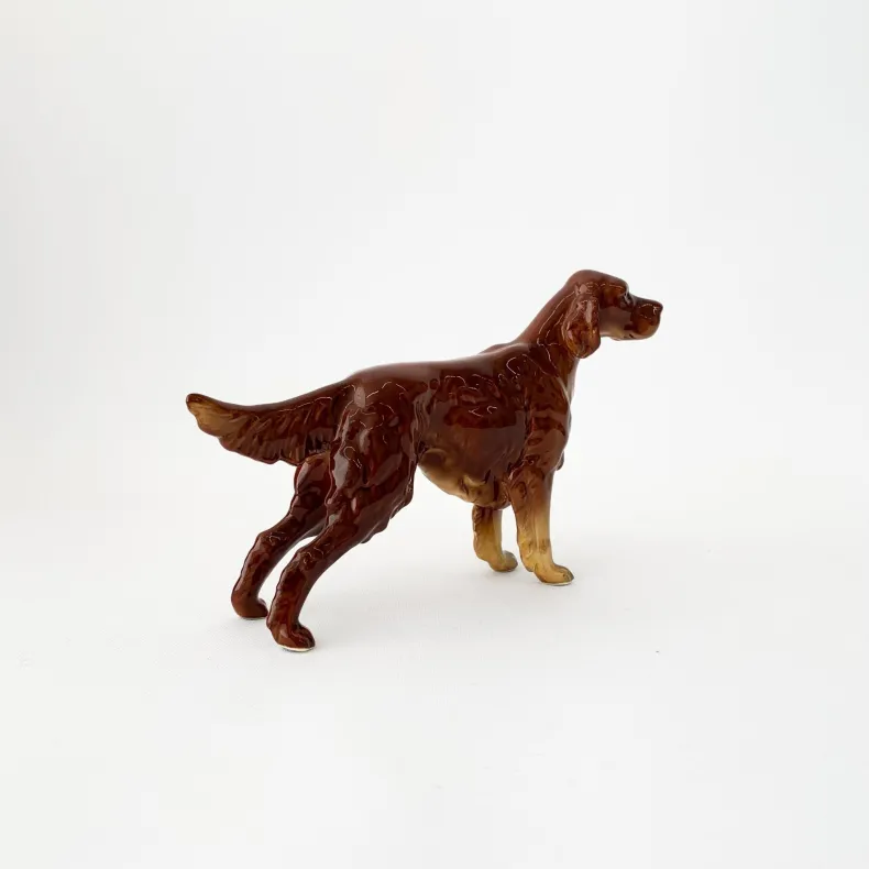 Ceramic Dog Figurine - Pointer