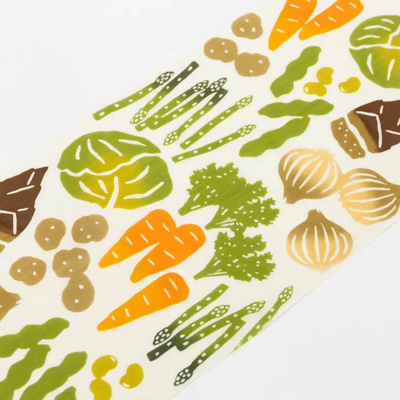 Tenugui - Spring Vegetables