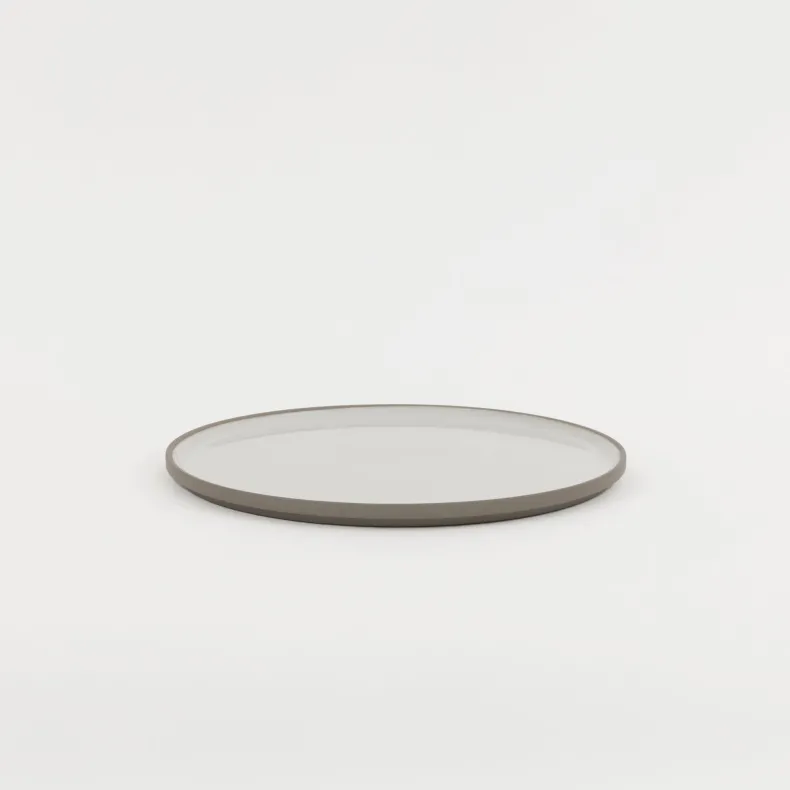 HAW105 - Plate / Lid Ash White ø 10"