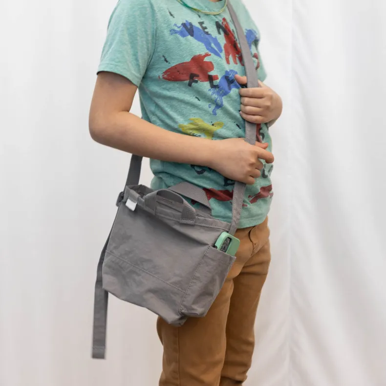 ANUNFOLD Side Pocket Mini Bag - Gray