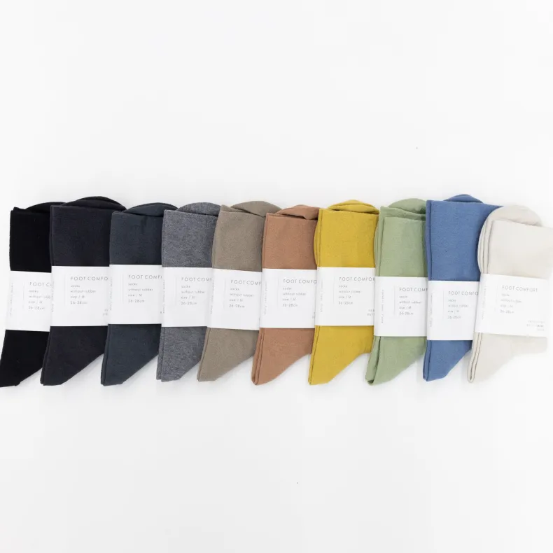 F/style No Rubber Cotton Socks