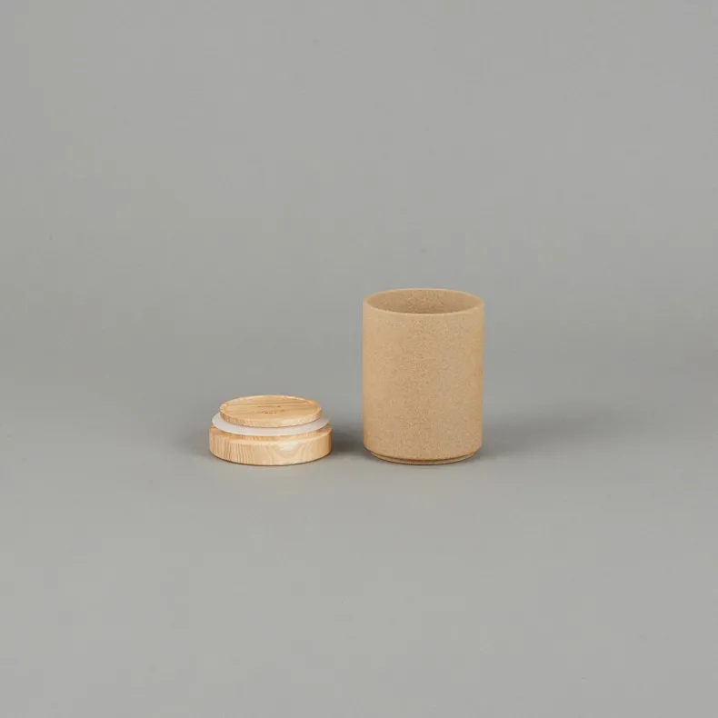 HPWN022-R - Lid with Gasket Walnut ø 3.3/8"