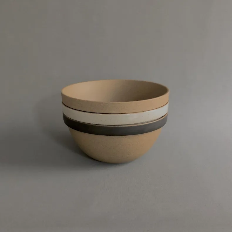 HPM047 - Deep Round Bowl Gloss Gray ø 7.3/8"