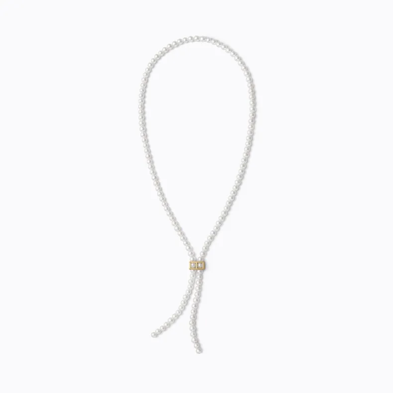 Shihara Akoya Pearl Neclace 450mm + 18K Gold Clasp