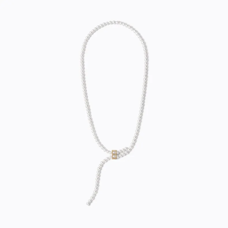 Shihara Akoya Pearl Neclace 450mm + 18K Gold Clasp