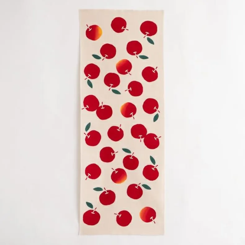Tenugui - Red Apples