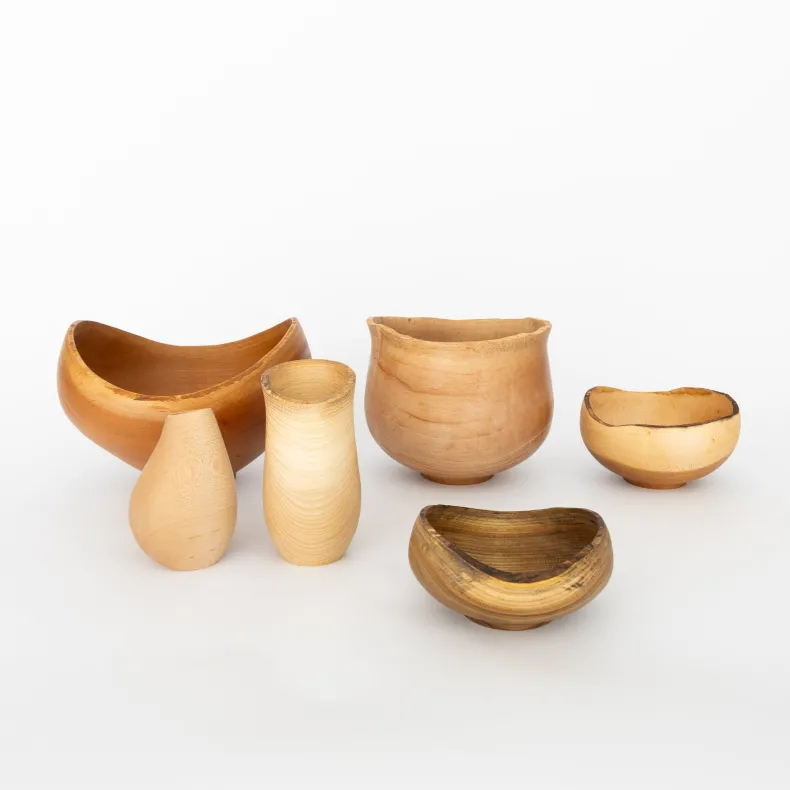 Wooden Bowl Sculpture by Kenji Usuda