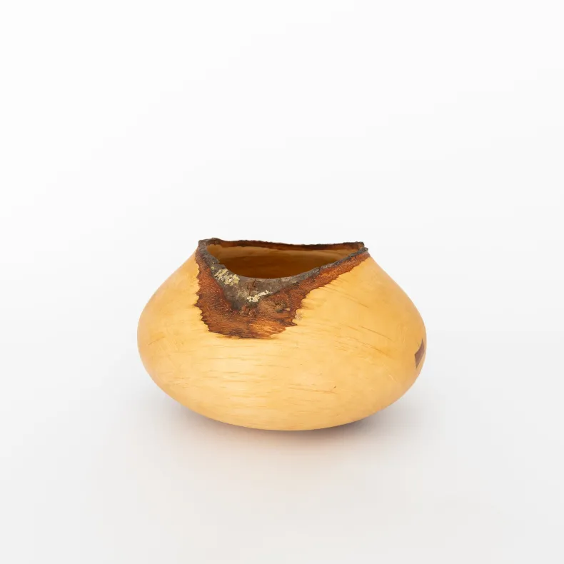 Wooden Bowl Sculpture by Kenji Usuda