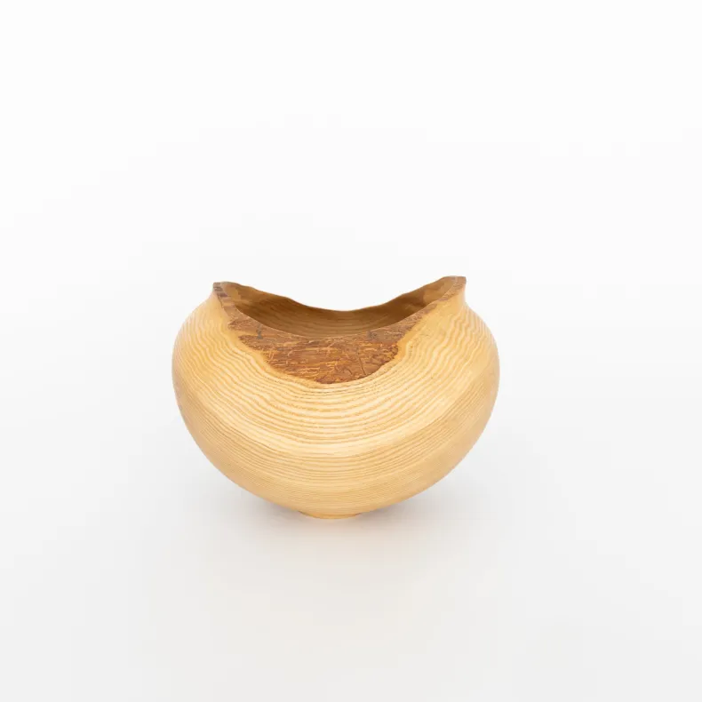 Wooden Bowl Sculpture by Kenji Usuda