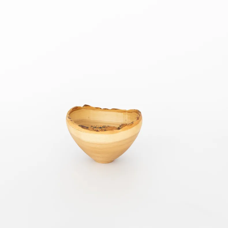 Wooden Bowl Sculpture by Kenji Usuda
