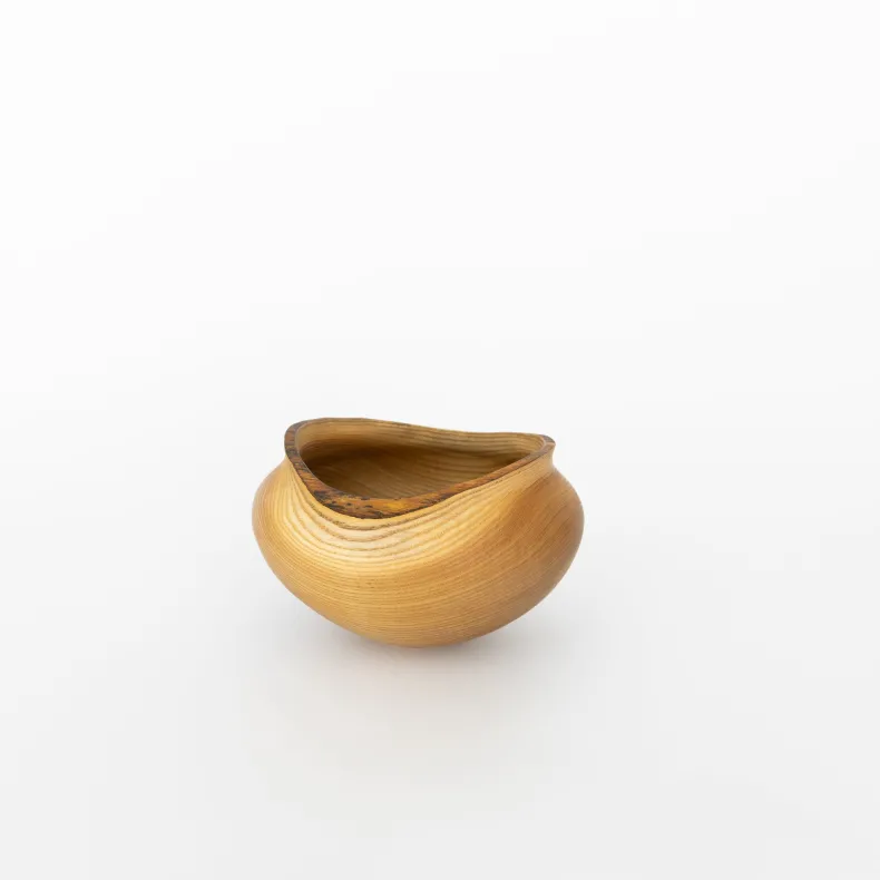 Wooden Bowl Sculpture by Kenji Usuda