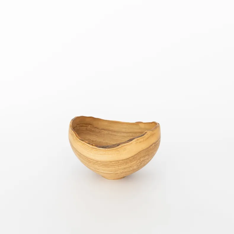 Wooden Bowl Sculpture by Kenji Usuda