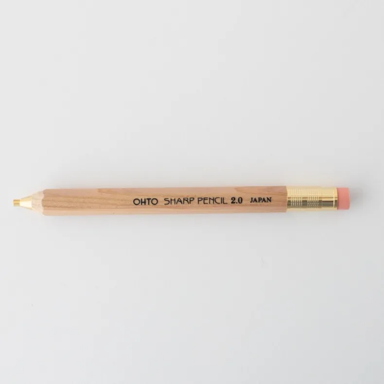 Ohto Wooden Mechanical Pencil 2.0mm