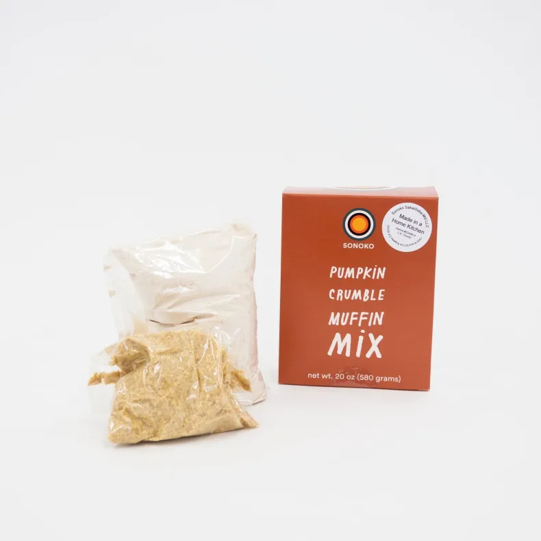 Sonoko Pumpkin Crumble Muffin Mix