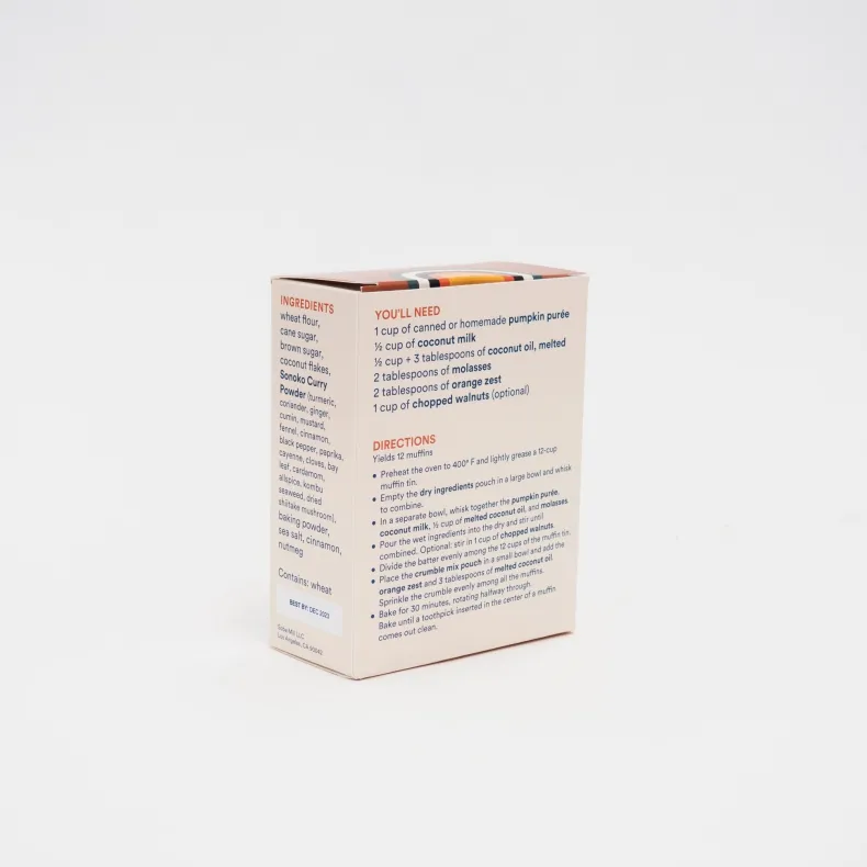 Sonoko Pumpkin Crumble Muffin Mix