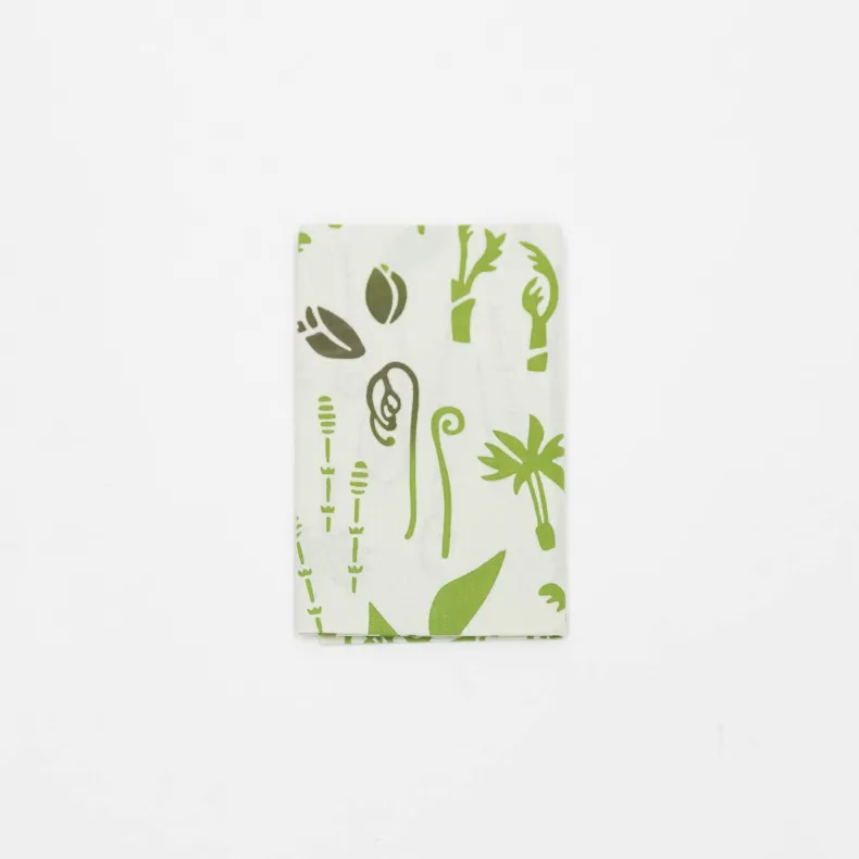 Tenugui - Wild Vegetables Green