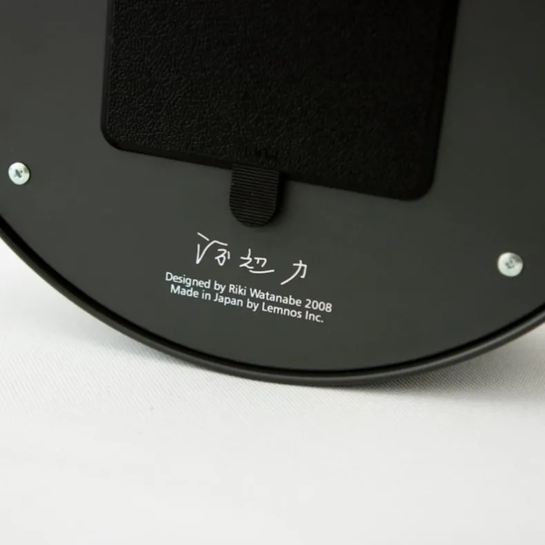 Riki Steel Clock Black WR17-10