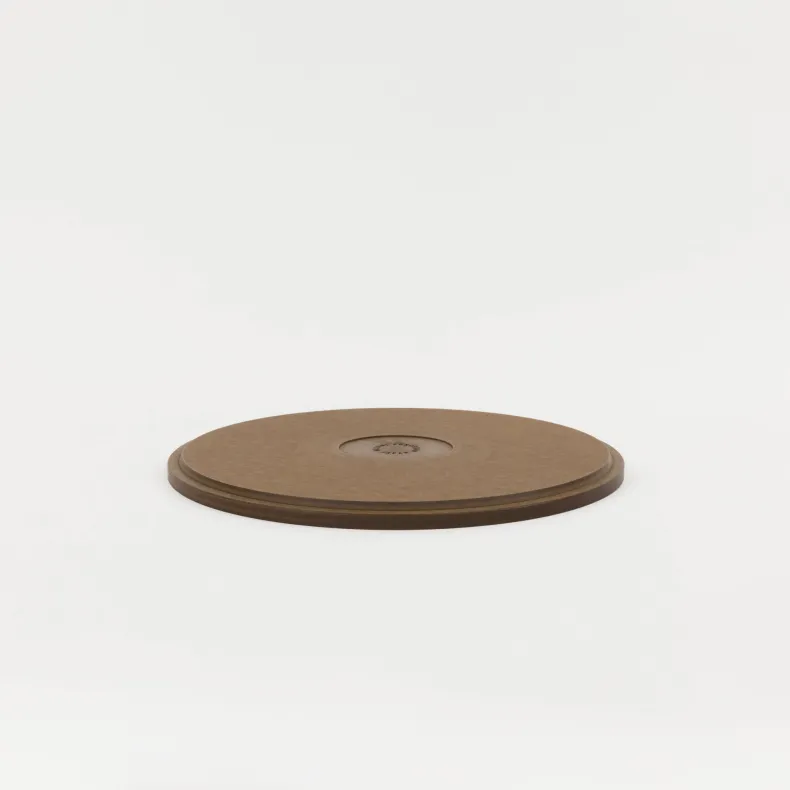 HRN126 - Tray / Lid Dark Brown ø 10"