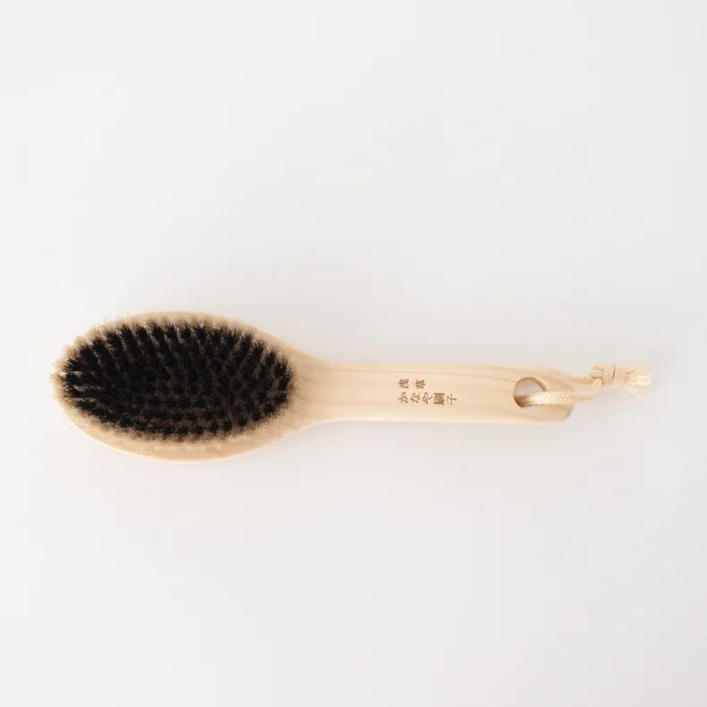 Short Handled Horse Hair Body Brush [TS653]