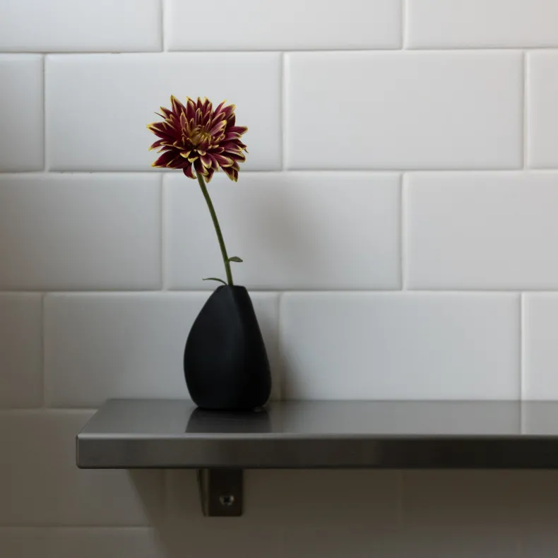 Sugahara Matte Black Bud Vases