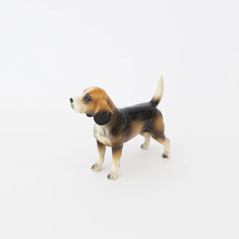 Ceramic Dog Figurine - Beagle