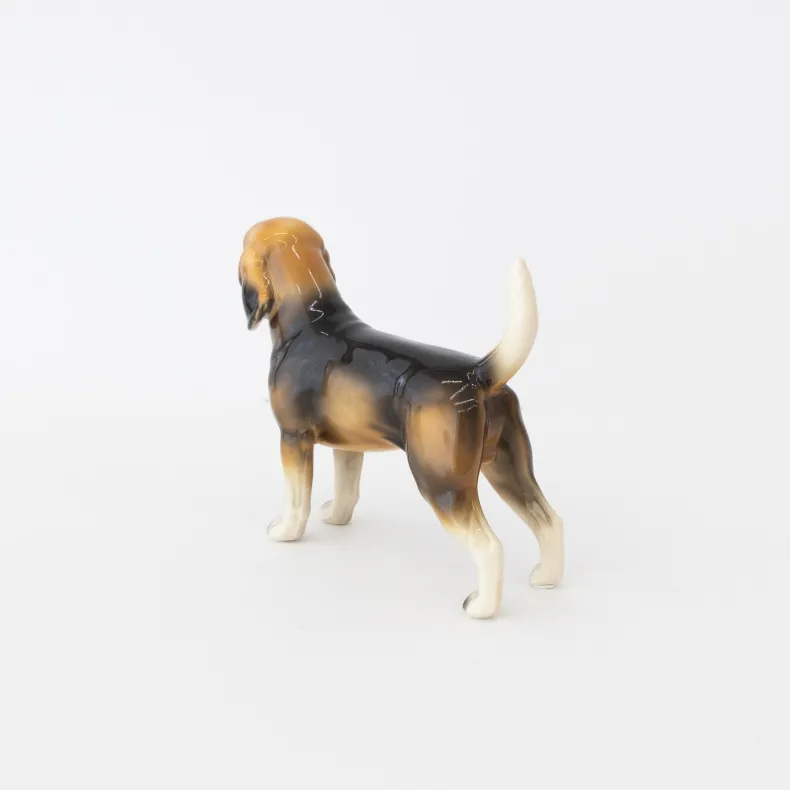 Ceramic Dog Figurine - Beagle
