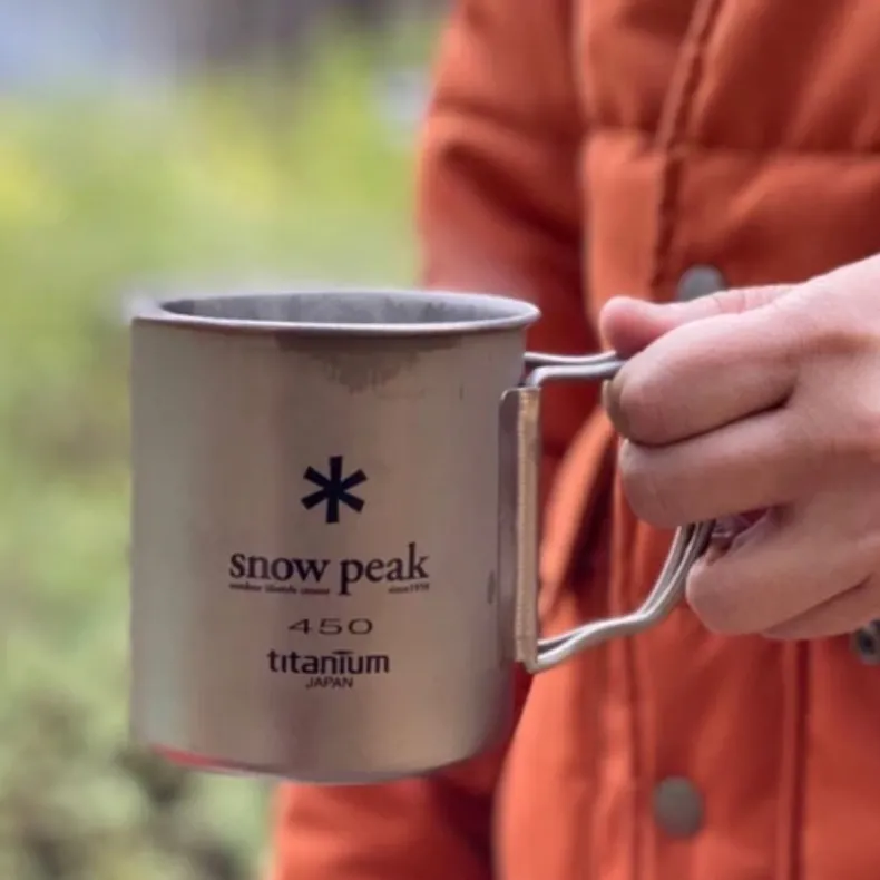 Snow Peak Titanium Single Wall Mugs