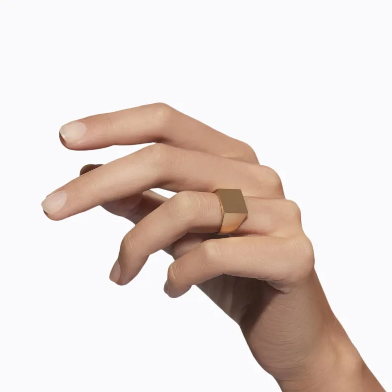 Shihara Signet Square Ring S