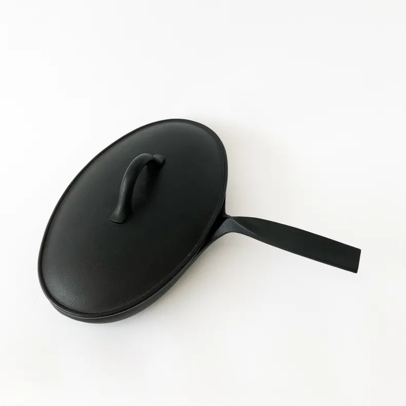 Cast Iron Fish Pan with Lid [TS426]