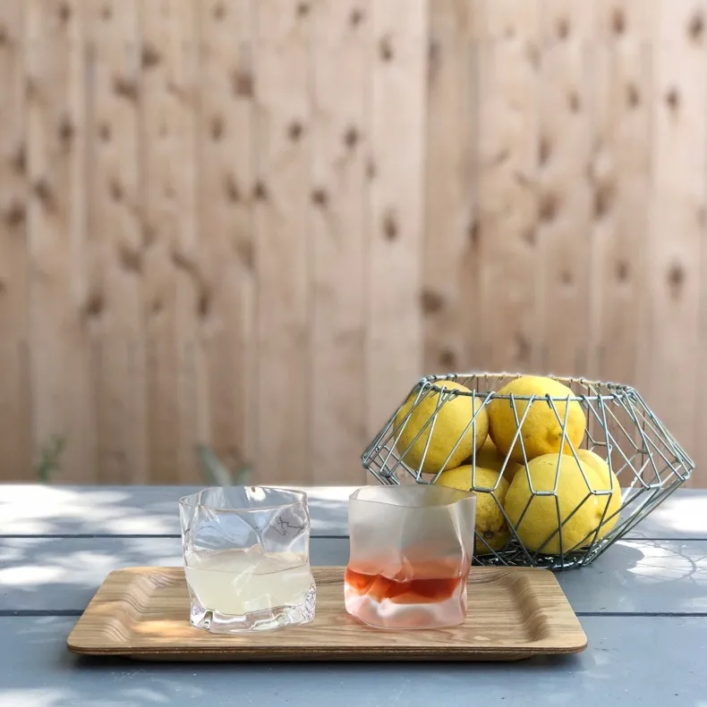 Kimura Crumple Glass - Frosted