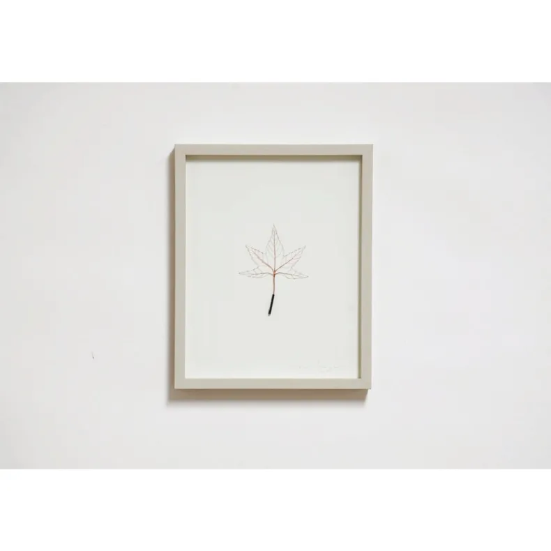 #30 - Copper Wire Leaf #5 (All Around You, 2024) by Mitsuru Koga